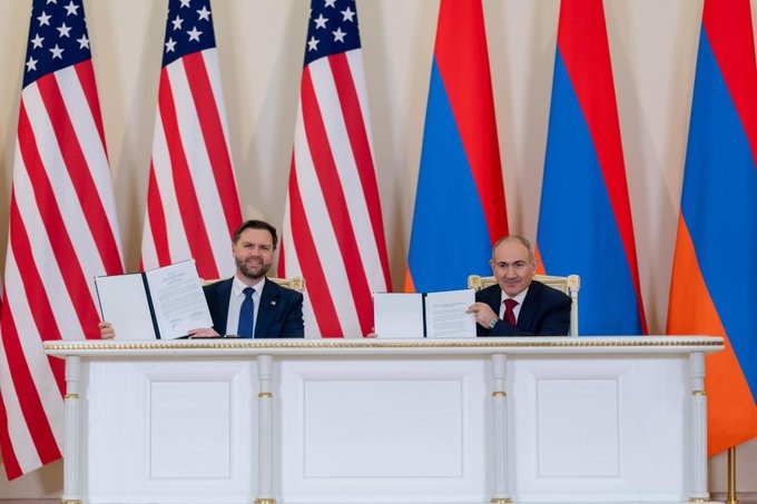 Signature d'un accord sur le nucléaire civil Etats-UNis - Arménie au détriment de la Russie - Février 2026 - Compte X JD Vance